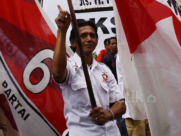 Massa Prabowo Demo DKPP