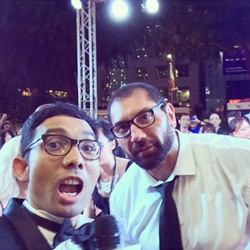 Indra Herlambang Pamer Selfie Bareng Bintang Guardians of the Galaxy