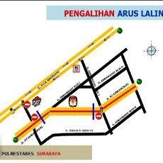 Hindari Kawasan KPU Jatim Bila Tak Ingin Terjebak Macet