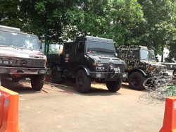 Begini Rupa 3 Unimog Saat Dikandangkan di Mapolda Metro Jaya