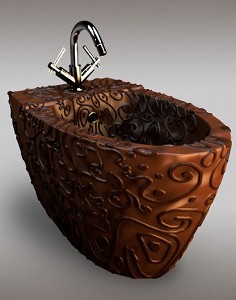 Wah! Dari Wastafel Hingga Toilet Terbuat dari Cokelat