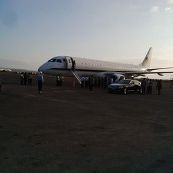 Jet Pribadi Surya Paloh yang Membawa Jokowi Mendarat di Bali