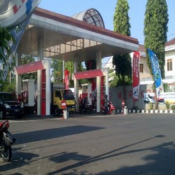 Pengamanan SPBU di Semarang Diperlonggar