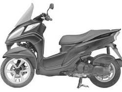 Yamaha Sudah Daftarkan Desain Lain untuk Tricity