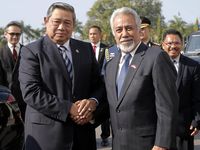 SBY Bertemu PM Timor Leste Xanana Gusmao