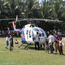 Helikopter Mendarat di Alun-Alun Jember, Ini Penjelasan Polda Jatim