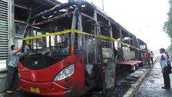 Bus TransJ yang Terbakar Merek Yutong, Beroperasi Sejak 22 Januari 2014