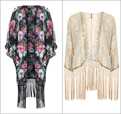 Editors Choice: 5 Outer Kimono Floral Beraksen Rumbai untuk Bergaya Boho