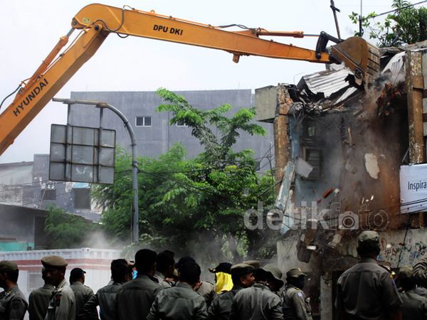 Ruko di Jatinegara Digusur