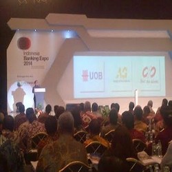 Ada Pameran Perbankan, Para Bankir Kumpul di Senayan