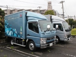 Fuso Produksi 40 Truk Hybrid Setiap Tahun