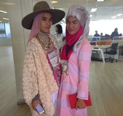 Foto: 50 Besar Hijabers Program ke New York Kompak Berbusana Pink