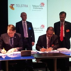 Telkom Bikin Perusahaan Patungan Bareng Telstra Australia