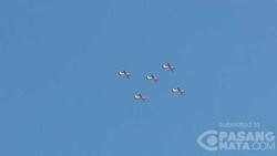 Menanti Aksi Akrobat Tim Jupiters di Langit Jakarta Pagi Ini