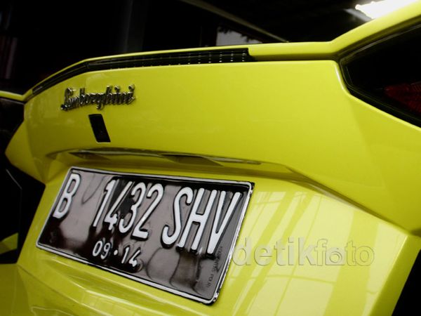 Lamborghini Ditahan di Polda Metro Jaya