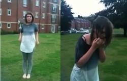 Rahang Wanita Ini Geser Gara-gara Terlalu Heboh Ikut Ice Bucket Challenge