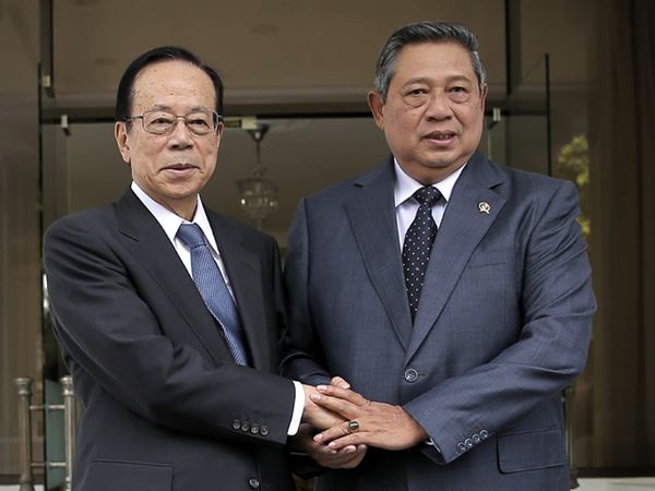 SBY Terima Mantan PM Jepang