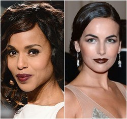 7 Selebriti yang Tampil Glamor dengan Lipstik Warna Coklat Tua