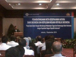 BI Minta Bantuan Polri Kawal Peredaran Uang