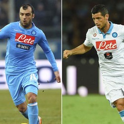 Pandev dan Dzemaili Menuju Pintu Keluar Napoli