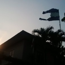 Bendera Demokrat Terkoyak di Kediaman The Waciks