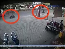 Hitungan Detik, Aksi Pencurian Motor Terekam CCTV
