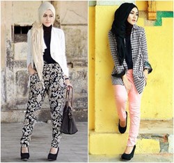 Hijab Style: Gaya Streetstyle Foto Model Berhijab, Lany Pertiwi