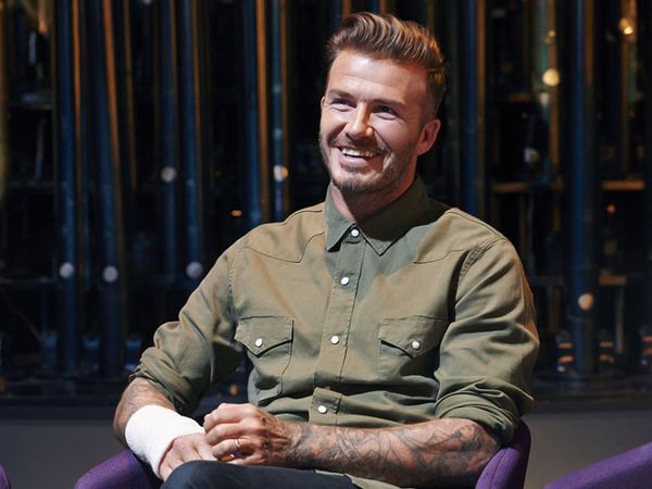 Duh... Jatuh dari Motor, Tangan David Beckham Diperban