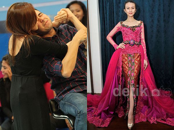 Keakraban Raffi dan Ayu Ting Ting, Gaun Pengantin Princess ala Donita