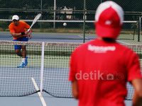 Atlet Pelatnas Soft Tennis Genjot Latihan Fisik