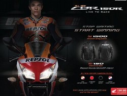 Bocor! Honda CBR150R Versi Lokal Bersanding dengan Marc Marquez