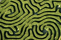 Seperti Ini Bentuk Labirin Paling Panjang di Dunia