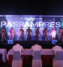 Saat Anggota TNI-Polri Unjuk Kekuatan Otot dalam Turnamen Binaraga