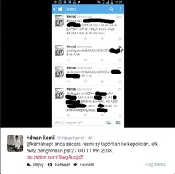 Ridwan Kamil Cari Akun Twitter Penghina Bandung dan Dirinya