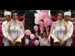 BJ Habibie Hadir di Resepsi Pernikahan Adi dan Donita