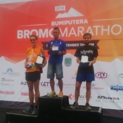 Peserta asal Malang Kaget Juarai Kelas Half Marathon di Bromo Marathon
