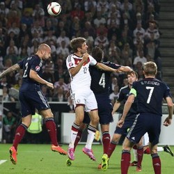 Dua Gol Mueller Bawa Jerman Taklukkan Skotlandia