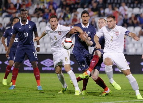 Prancis Diimbangi Serbia 1-1