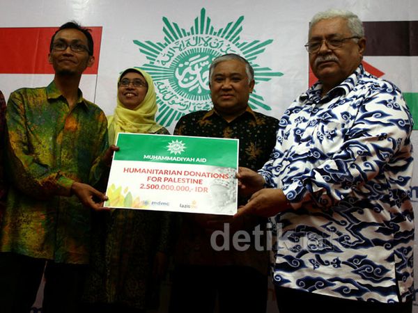 Muhammadiyah Sumbang Rp 2,5 M untuk Palestina