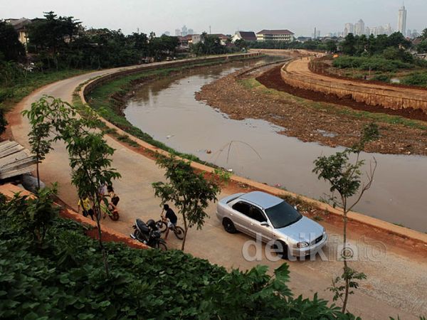 Kali Pesanggrahan Selesai Dinormalisasi
