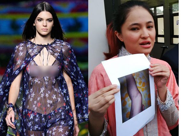 Kendall Jenner Tak Pakai Bra, Marshanda Ngaku Jadi Korban KDRT