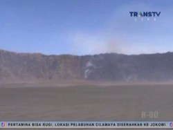 Padang Savana Gunung Bromo Terbakar, Begini Penampakannya