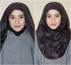 Tutorial Hijab Menggunakan Pashmina Kurang dari 3 Menit