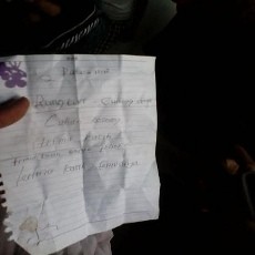 Pelaku Tusuk Leher di Mulyorejo Tinggalkan Secarik Kertas Pesan