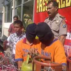 Dua Pengoplos Elpiji Diamankan Polres Sidoarjo