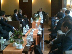 CT Rapat Tertutup dengan Menteri Ekonomi Malaysia dan Thailand di Aceh, Apa yang Dibahas?