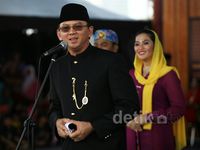 Ahok Hadiri Lebaran Betawi di Monas