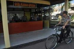 Gowes Onthel ke Kantor, Kapolres Ketapang Lebih Mudah Serap Saran dan Kritikan Warga