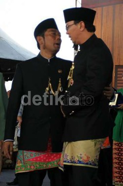 Akhir Perseteruan Saling Binasa Haji Lulung dan Ahok di Lebaran Betawi