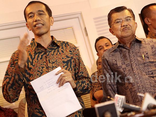Jokowi Umumkan Arsitektur Kabinet
